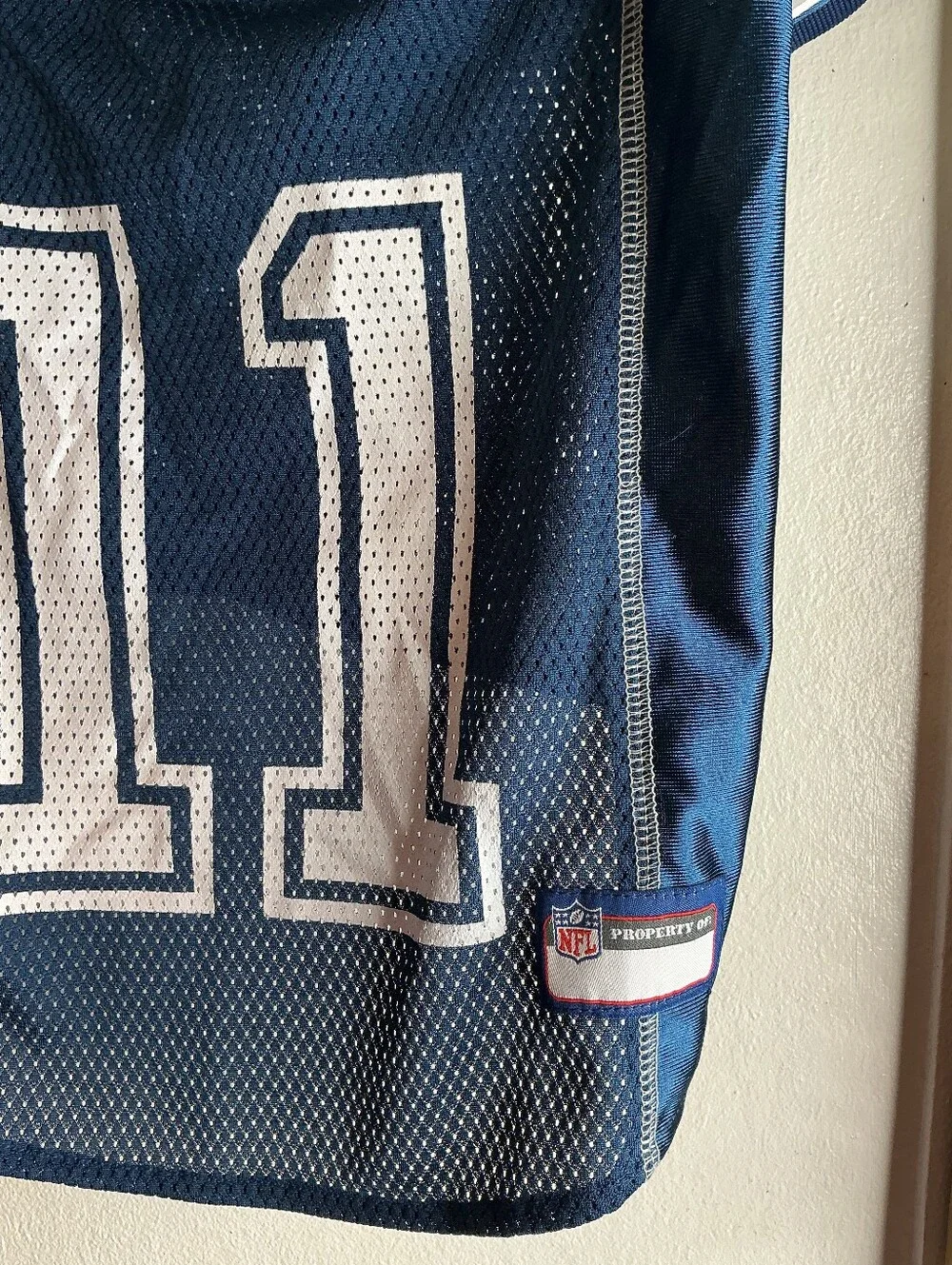 NFL Dallas Navy and White Pet Football Jersey #11